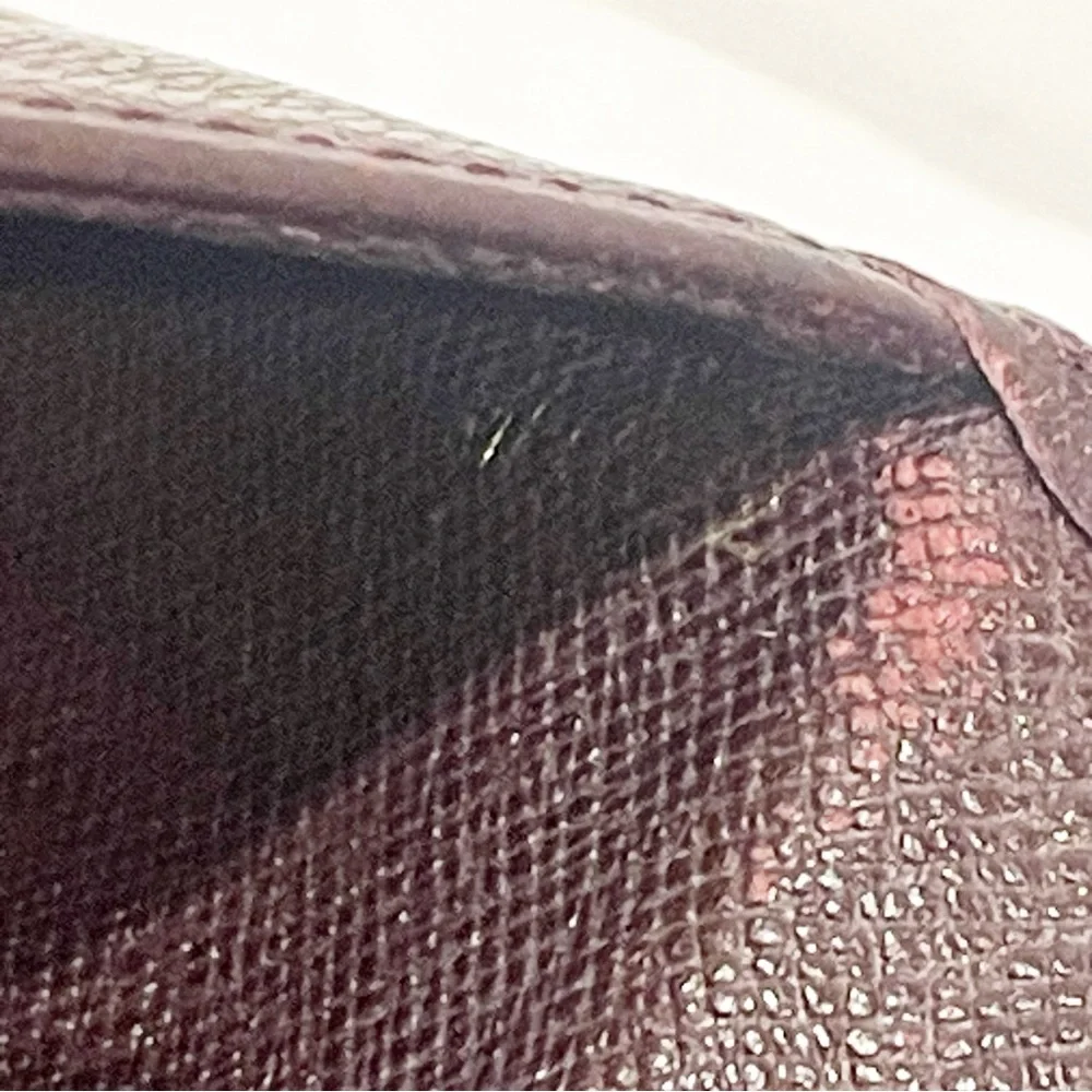 Louis Vuitton Bordeaux Taiga Leather‎ Card Bifold Wallet Pocket Organizer